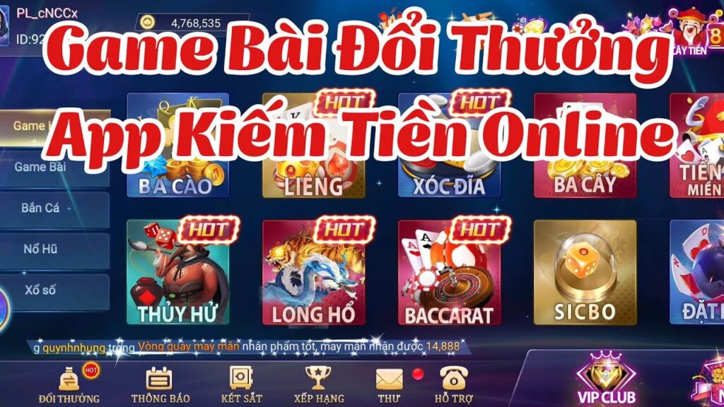 Những top game bài đổi thưởng đang được lựa chọn nhiều hiện nay