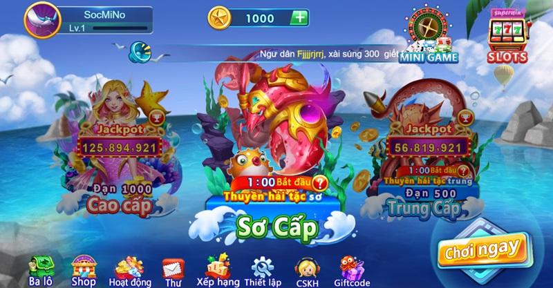 Các Phòng Chơi Hấp Dẫn Trong Game Bắn Cá H5